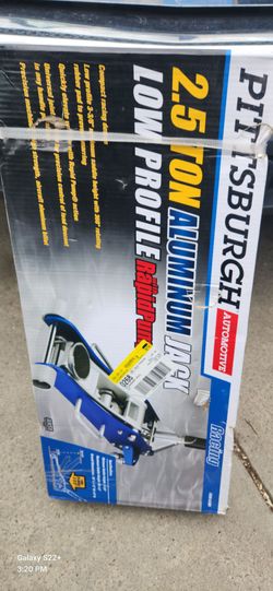 LOW PROFILE W RAPID PUMP Aluminum floor jack 2.5 ton