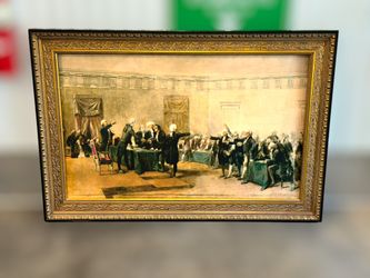 Declaration of Independence of the United States of America, After Charles Edouard Armand-Dumaresq