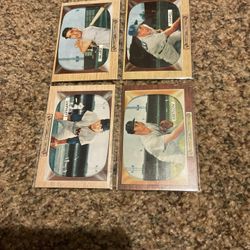 1955 Bowman 4 Baseball Card Higher Grade Lot 