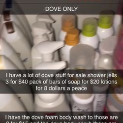 Dove Items For Sale 