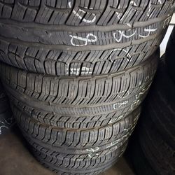 (FOUR) 285 45 22 BFGOODRICH TIRES $75% THREAD $260 INSTALLED 