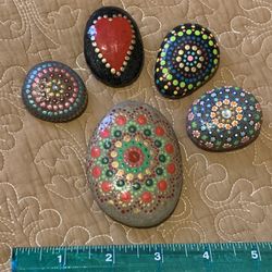 Mandala Stones Meditation Rocks Sets