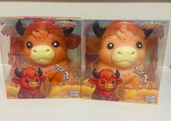 🔥 VIRAL FiveBelow Highland Cow Squishy!** 2 Colors 🔥