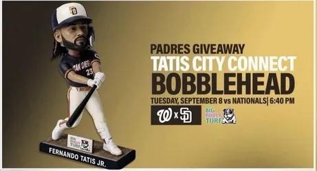 Fernando Tatis Jr City Connect bobblehead