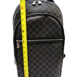 Louis Vuitton Michael NM Backpack Damier Graphite Noir Black Men’s Women’s Bag Also Have Gucci Chanel Rolex Cartier Balenciaga 