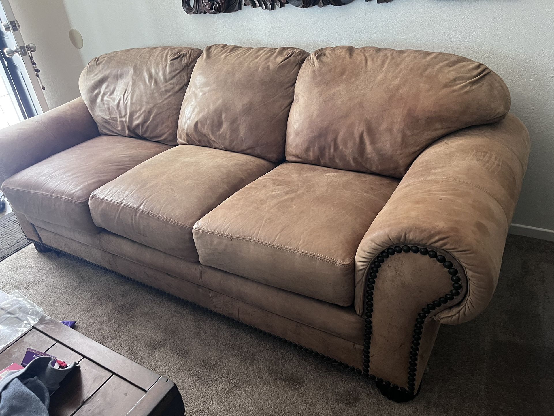 Leather Couch And Chair