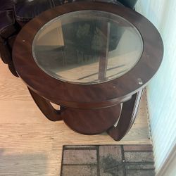 Glass Round Table