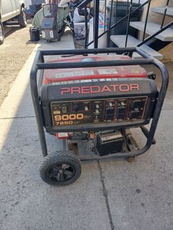 Portable Gas-Powered Generator with Wheel Kit