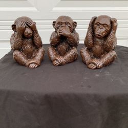 See No Evil Monkeys Set