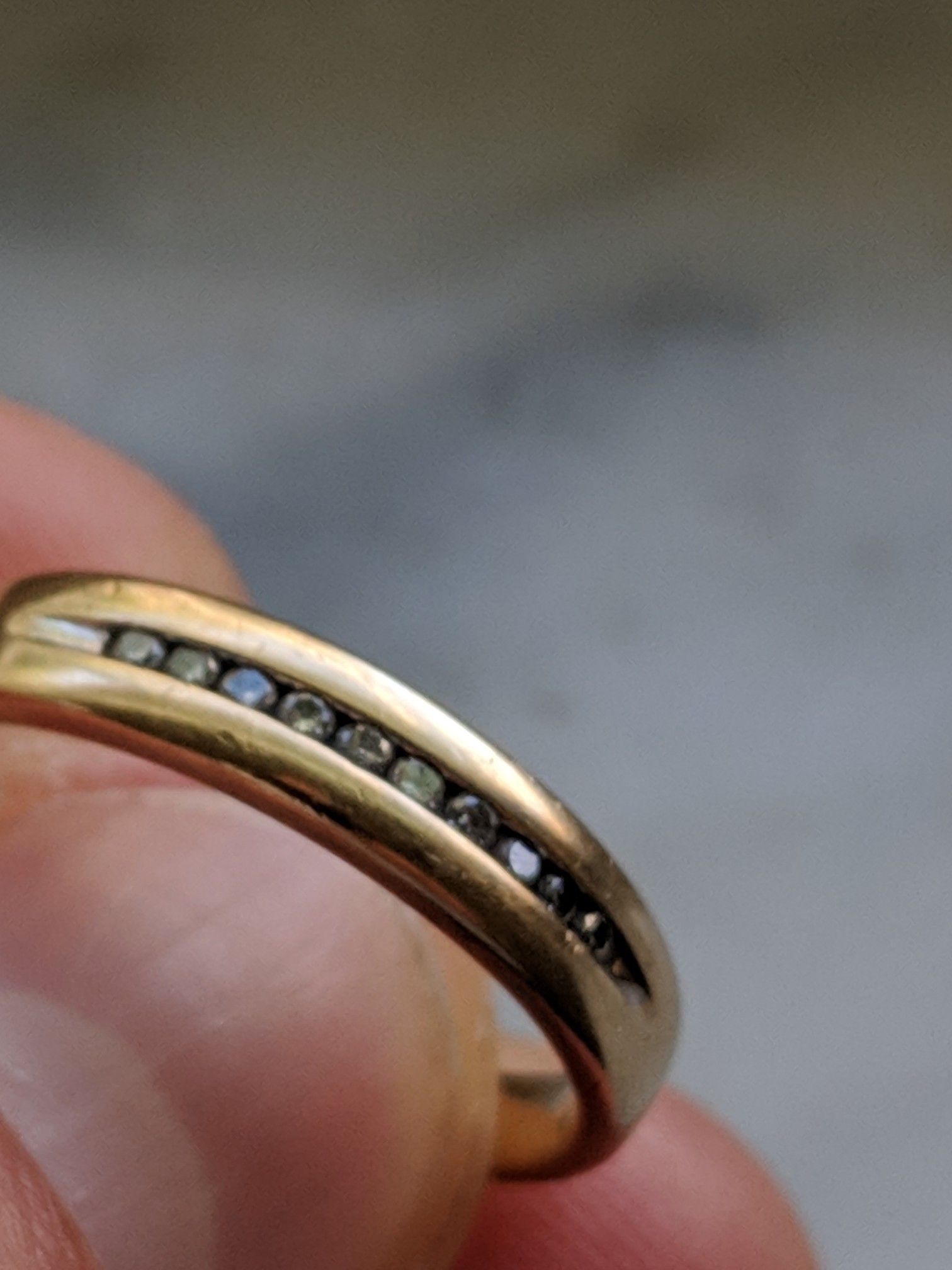 10k Guys, mens gold ring with diamonds