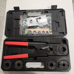 PEX CRIMPING TOOL w/INTERCHANGEABLE  JAWS