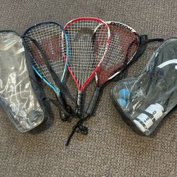 3 Racquetball Racquets
