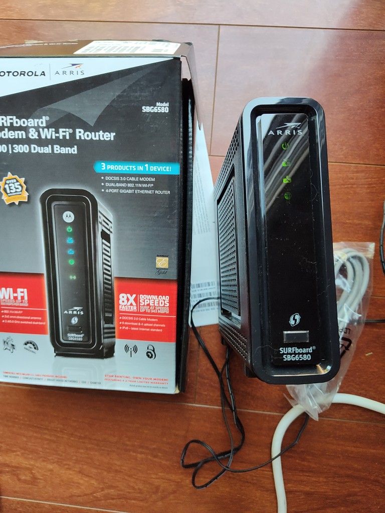 Motorola Surfboard Cable Modem And Router