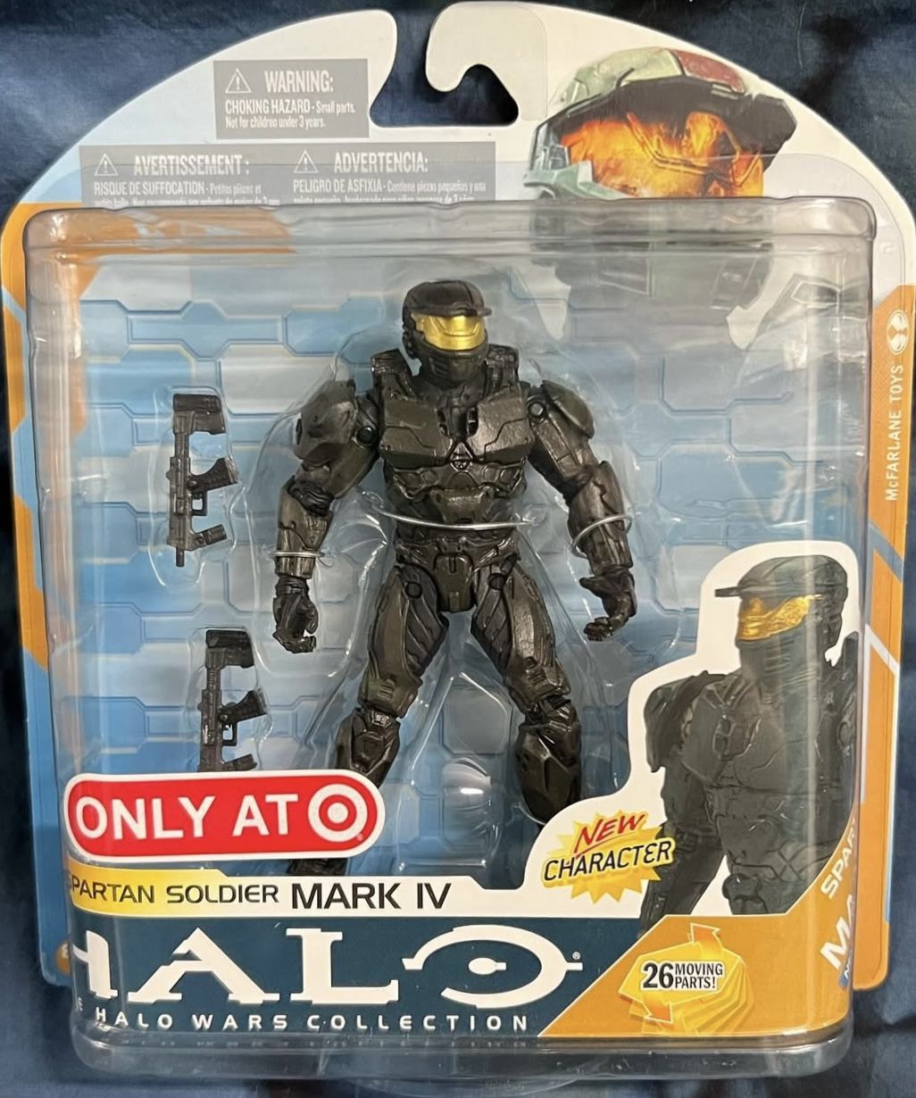Halo Wars Collection McFarlane Toys Spartan Soldier Mark IV Action Figure RARE