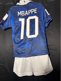 Kids Nike France Kylian Mbappe #10 FIFA Soccer World Cup 2026