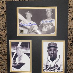 Mantle & Aaron Aurhenticated Photos