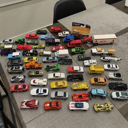Lot Of 55+ Hot Wheel Cars