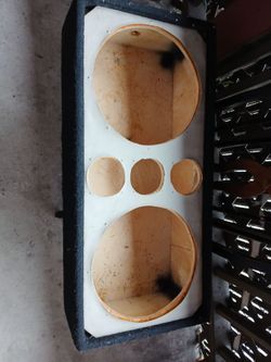 Custom Subwoofer Box Enclosure Empty