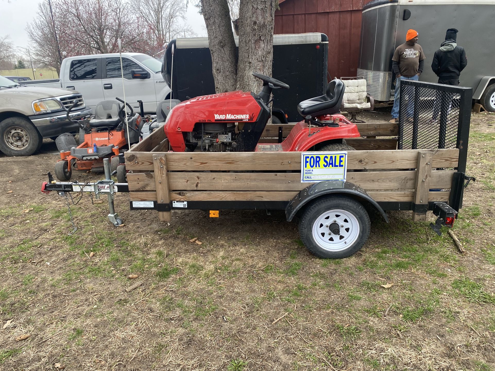Trailer N Mower combo