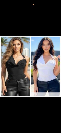 Women's Elegant Halter Neck Bodysuit – Stylish & Chic
