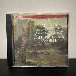 Mendelssohn Octet Op 20 Quintet Op 87 CD Academy Chamber Ensemble Classical