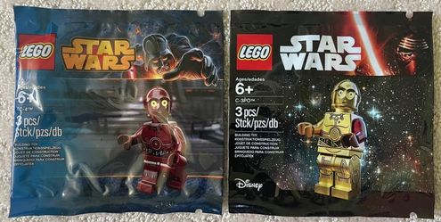 LEGO Star Wars (contact info removed) & (contact info removed) Polybags - TC-4 & C-3PO with Red ARM - NEW