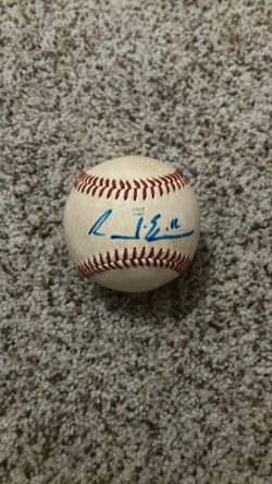Dodgers Andre Ethier signed ball