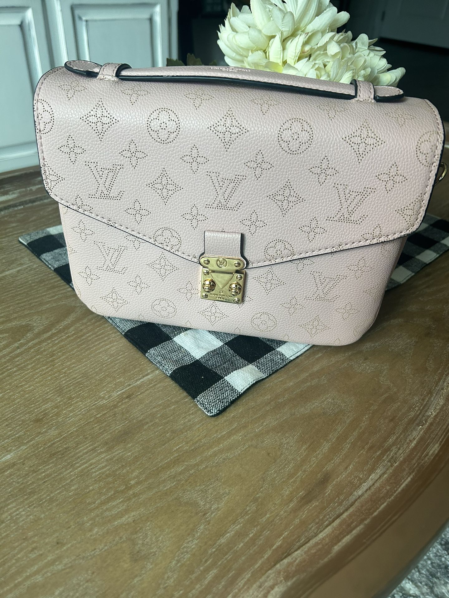 Pink Leather Purse 