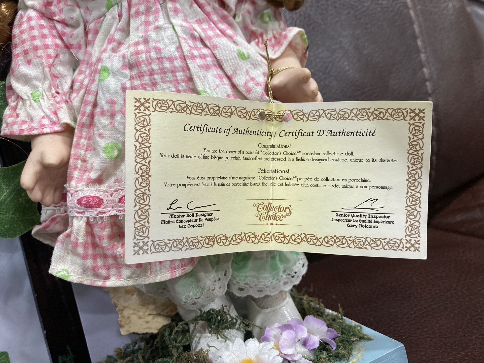 Collectors Choice Porcelain Doll