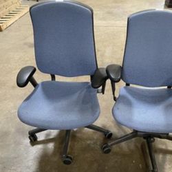 Herman Miller Blue Celle Office Rolling Computer Chair! Only $80!!