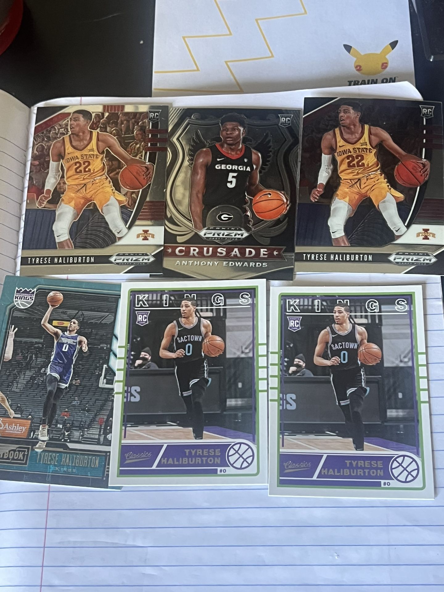 Anthony Edward’s, Tyrese Halliburton  NBA Card Lot