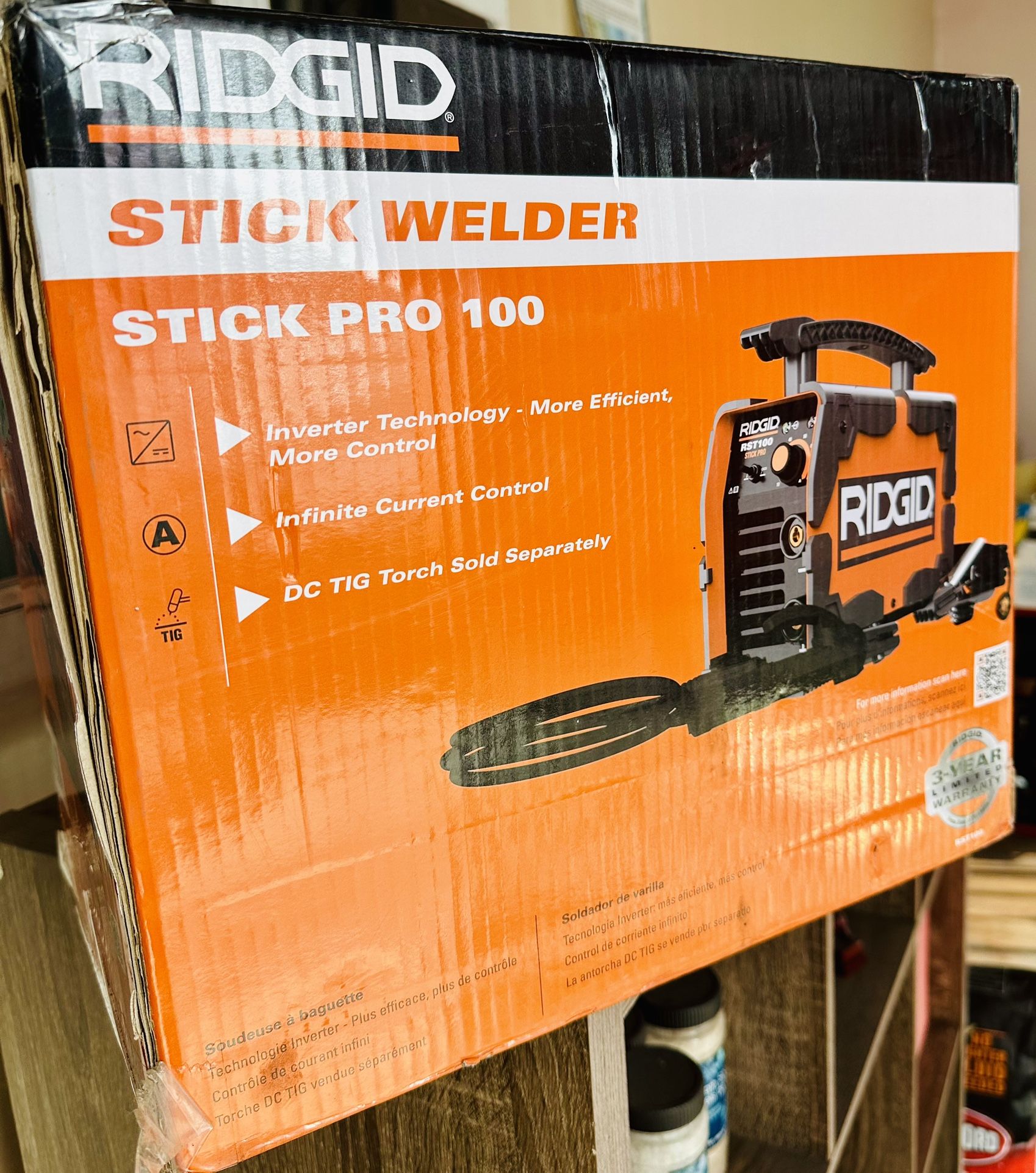 90 Amp, 120-Volt Electric, Arc Welder, Stick/TIG