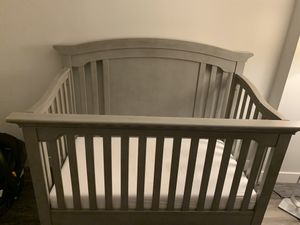 New And Used Baby Cribs For In Chicago Il Offerup Grey Baby Crib Wardrobe And Changing Table For In Chicago Il