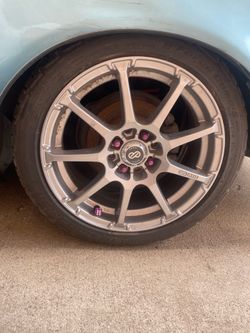 Enkei EDR9 rims and BF Goodrich g-force comp-2 complete set of 4
