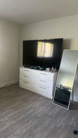 Bedroom Dresser 57.5”L x 31”H x 15.25”D