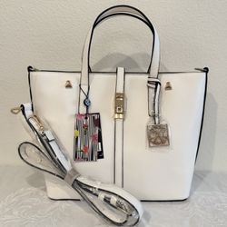 Christian Lacroix Bag, Pure White, 13inch