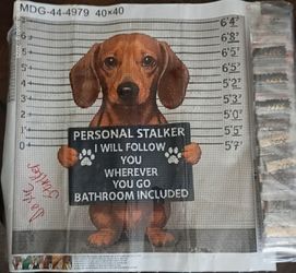 daschund personal stalker Diamond Painting Complete KIT whatmost