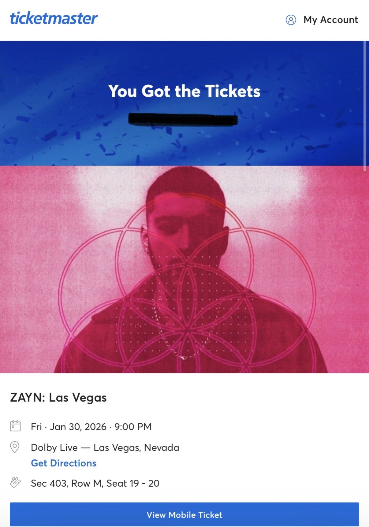 Zayn Concert Tickets Vegas Residency!