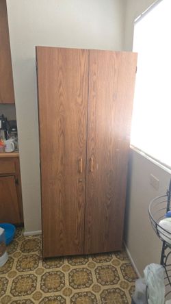 FREE - Brown Cabinet Food Pantry