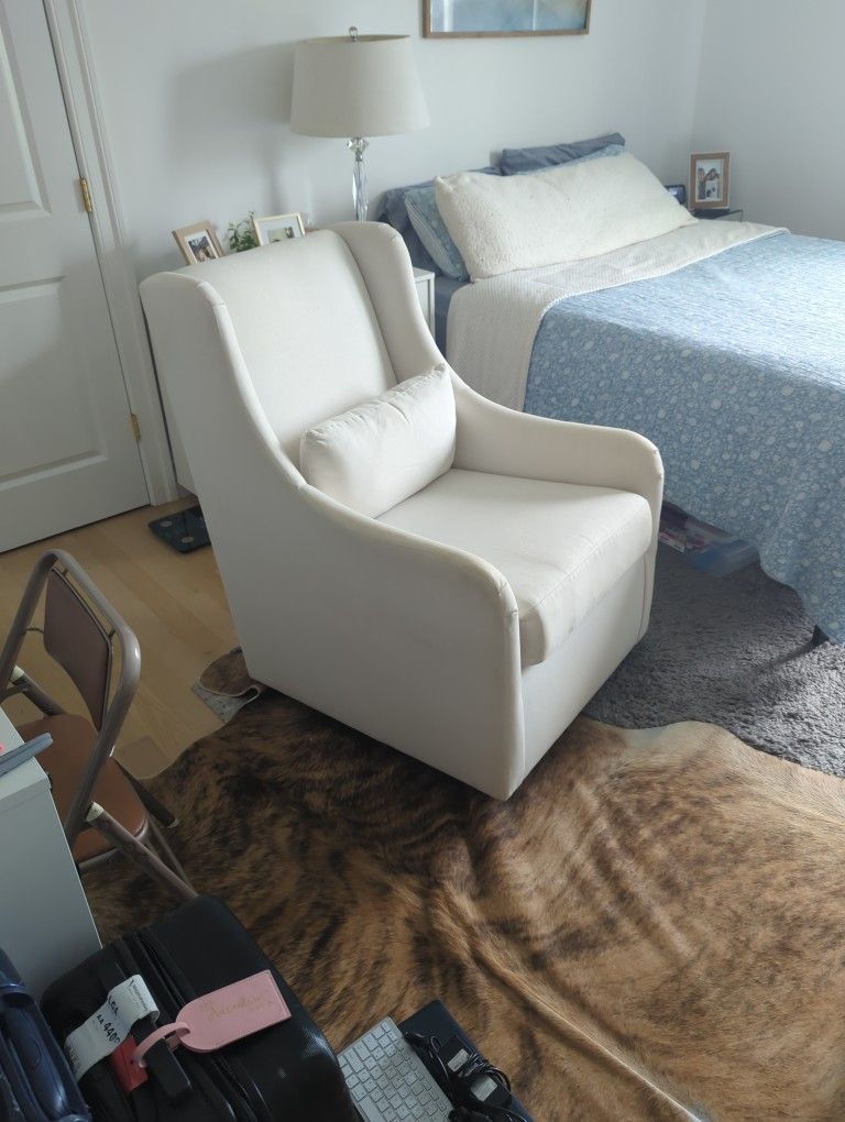 Glider Chair & Ottoman-Pottery Barn