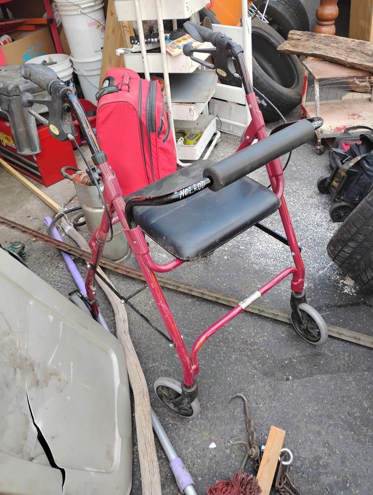 Mobility Walker With Seat