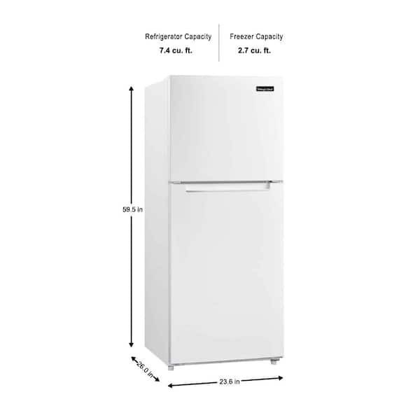 Magic Chef 10.1 Fridge With Freezer