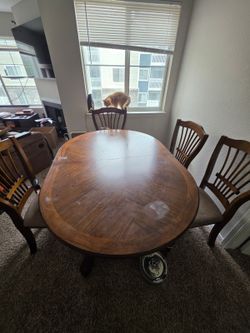 🔥 Dining Table + 6 Chairs – ONLY $120 (Must Go This Week)