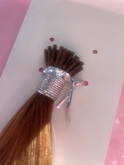 Reddish Brown ITip Extensions