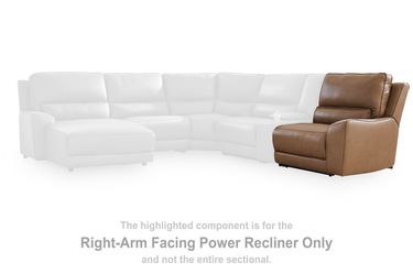 DeepWakes Caramel RAF Zero Wall Power Recliner   PCU6260662