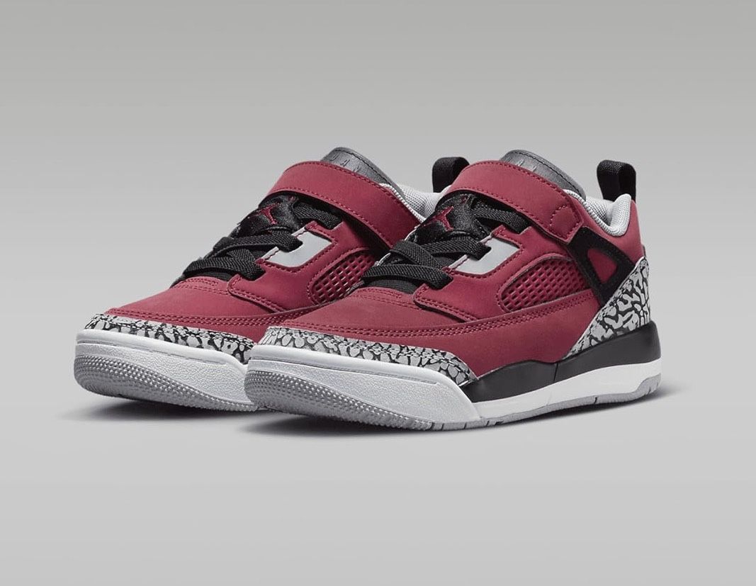 Jordan Spizike Low Little Kids' Shoes Size 9  (Gym Red/Wolf Grey/Cool Grey/Black)