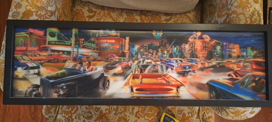 Hot Rod 3D Art