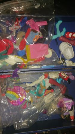 Doll box of barbie, doll stuff
