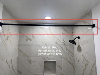Shower Curtain Rod 32-61 Inches Adjustable (Brand New) 