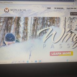Monarch Mountain Lift Ticket Ski Snowboard